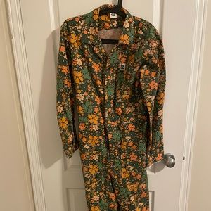 [See Description] LUCY & YAK Carmen Organic Cotton Boilersuit - Floral Tay Print